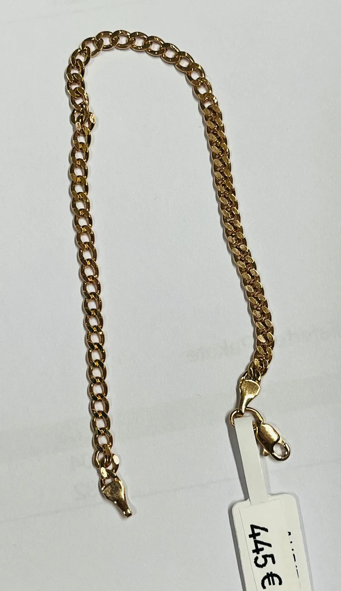 Panzerketten-Armband aus 585er Gold